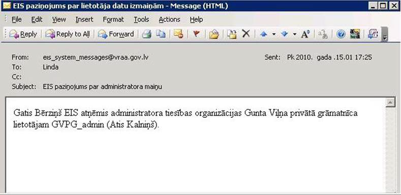 LIET_Zinojuma nosutisana_admin izmainas