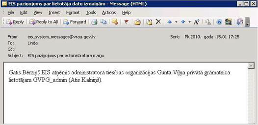 LIET_Zinojuma nosutisana_admin izmainas